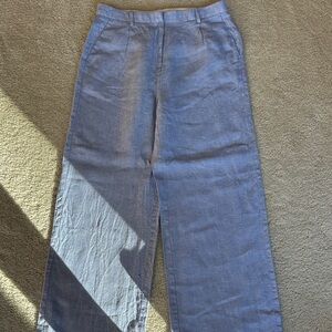 J. Crew Womens light Blue linen pants